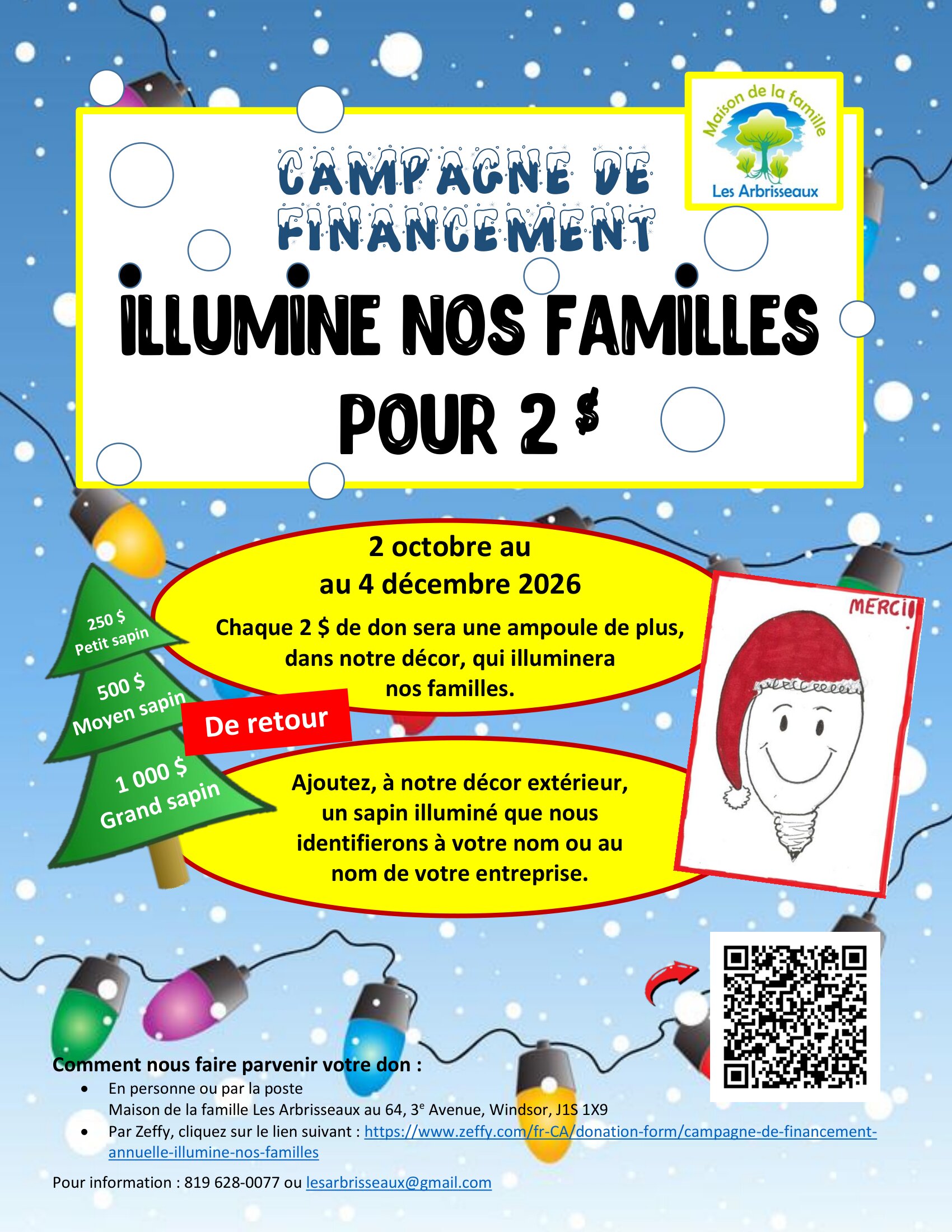 Campagne de financement 2026